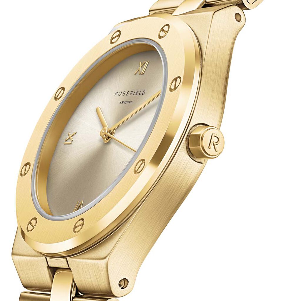 Montre Rosefield Rose Cr&egrave;me - Montres Femme | Histoire d&rsquo;Or