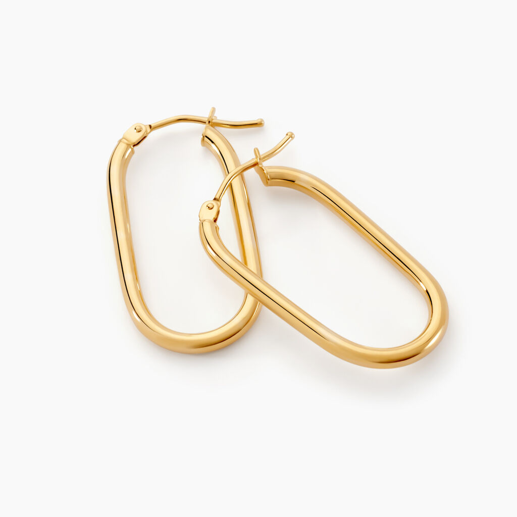 Créoles Cliona Or Jaune - Boucles d'oreilles créoles Femme | Histoire d’Or