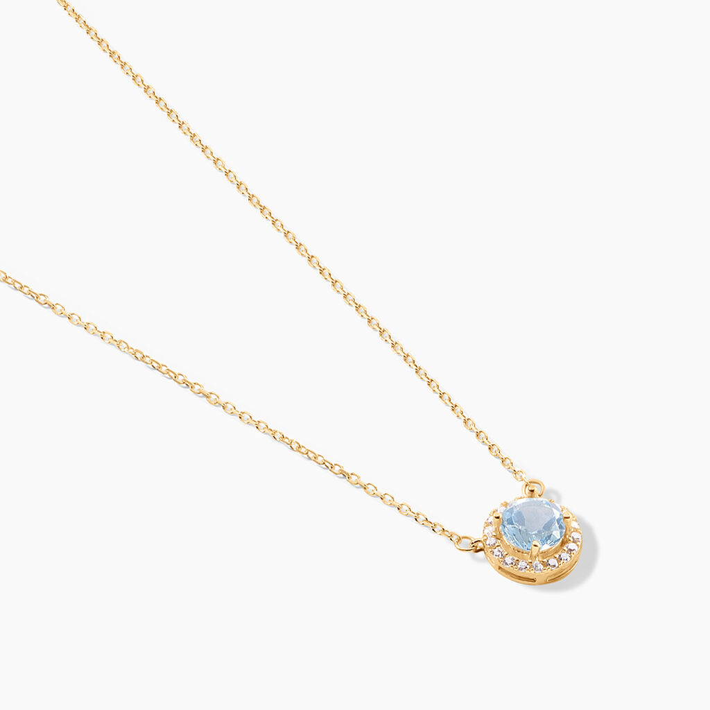 Collier Munira Or Jaune Topaze Oxyde De Zirconium - Colliers Femme | Histoire d&rsquo;Or