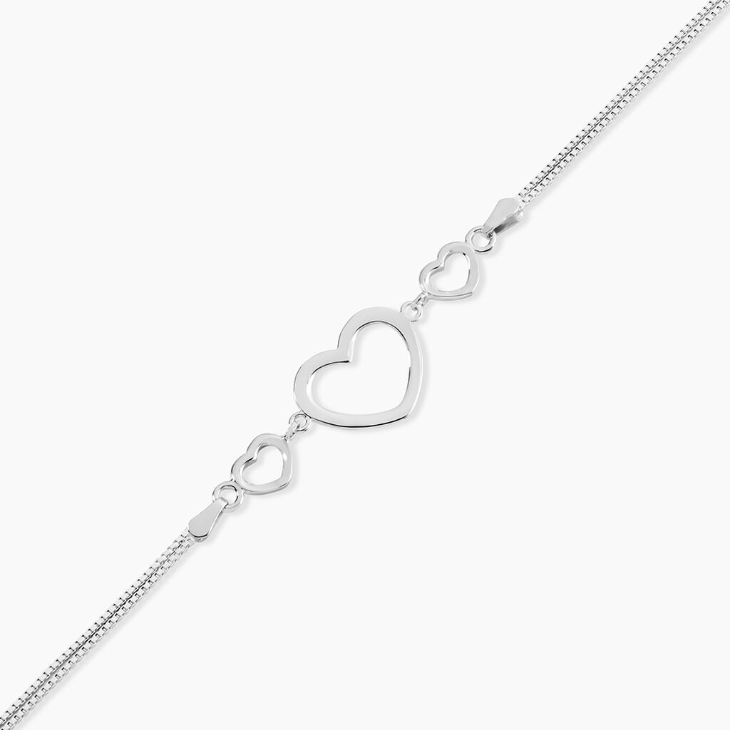 Bracelet Ayann Argent Blanc - Bracelets Femme | Histoire d&rsquo;Or
