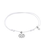 Bracelet Naxos Argent Blanc - Bracelets cordon Femme | Histoire d&rsquo;Or