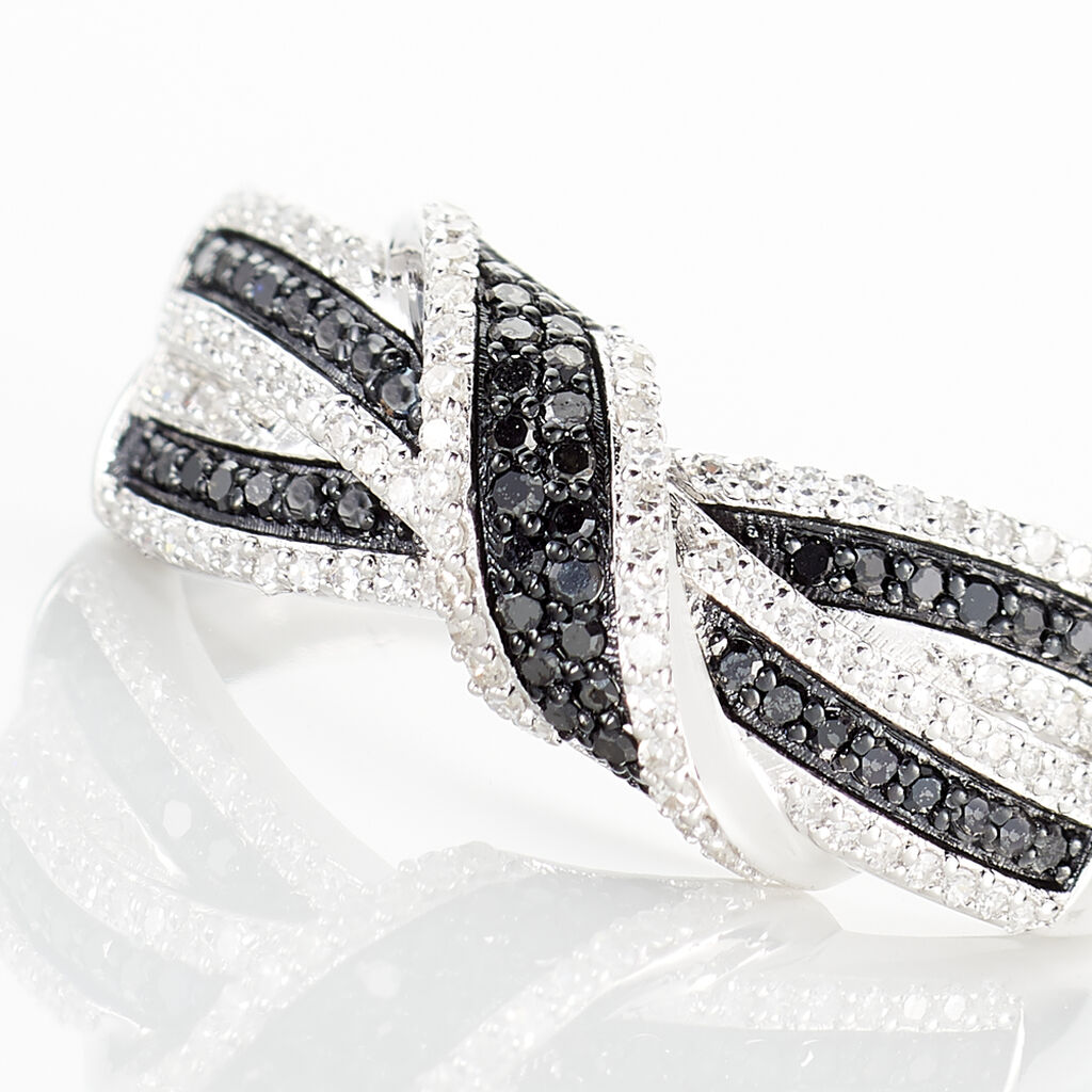 Bague Oaxaca Or Blanc Diamant - Bagues avec pierre Femme | Histoire d’Or
