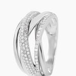 Bague Elodea Or Blanc Diamant - Bagues avec pierre Femme | Histoire d&rsquo;Or