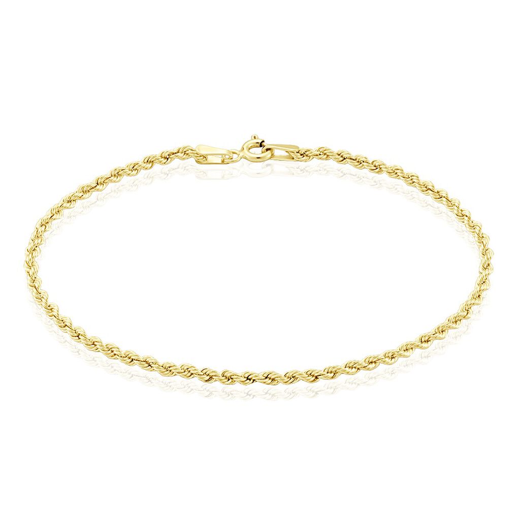 Bracelet Jerry Maille Corde Or Jaune - Bracelets chaîne Femme | Histoire d’Or