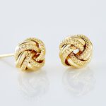 Boucles D'oreilles Puces Or Jaune Campanula - Clous d'oreilles Femme | Histoire d&rsquo;Or