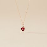 Collier Or Rose Clothilde Rhodolite - Anniversaire Femme | Histoire d&rsquo;Or