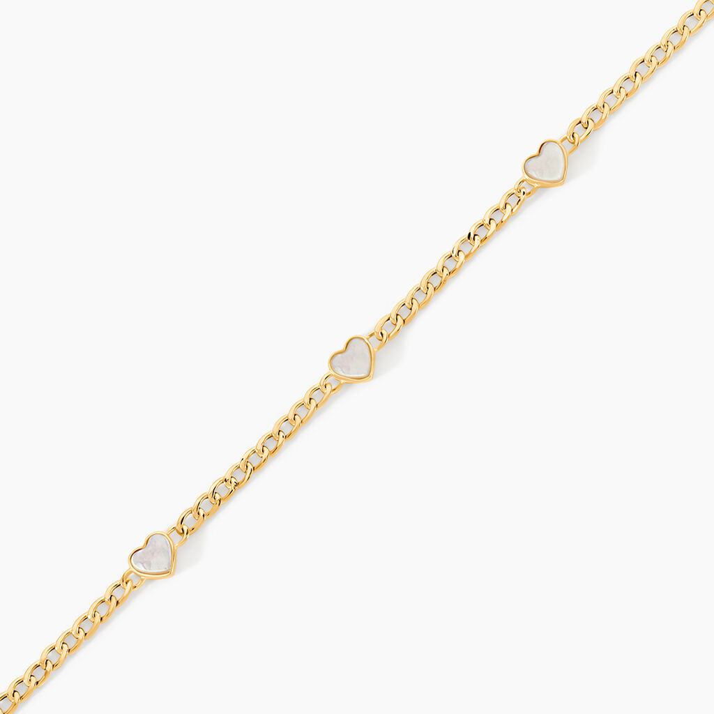 Bracelet Sweetheart Or Jaune Nacre - F&ecirc;te des m&egrave;res Femme | Histoire d&rsquo;Or
