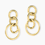 Boucles D'oreilles Pendantes Judie Acier Jaune - Boucles d'oreilles fantaisie Femme | Histoire d&rsquo;Or