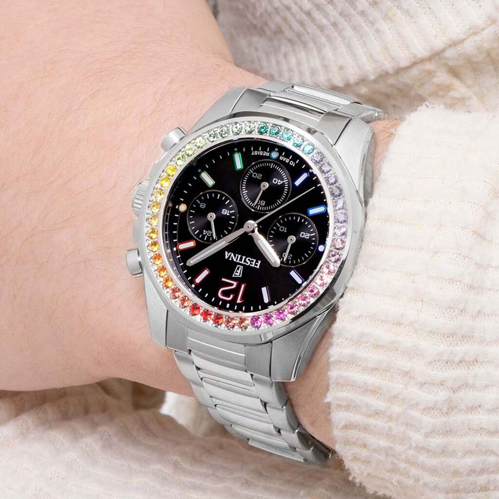 Montre Festina Boyfriend Noir - Montres Femme | Histoire d’Or