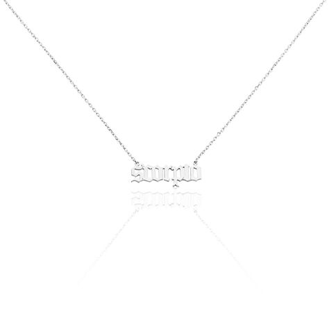 Collier Argent Blanc Astro - Colliers Zodiaque Femme | Histoire d’Or