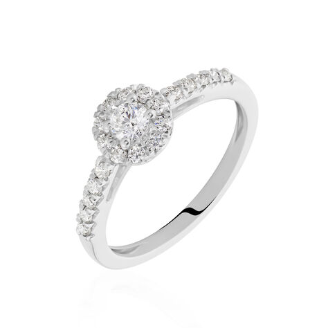 Bague Urbane Platine Blanc Diamant - Bagues solitaires Femme | Histoire d&rsquo;Or