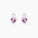 Boucles D'oreilles Puces Argent Blanc Atieno Oxyde De Zirconium - Boucles d'oreilles fantaisie Femme | Histoire d’Or