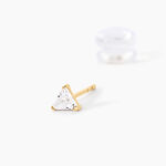 Boucles D'oreilles Puces Achilee Or Jaune Oxyde - Clous d'oreilles Femme | Histoire d&rsquo;Or