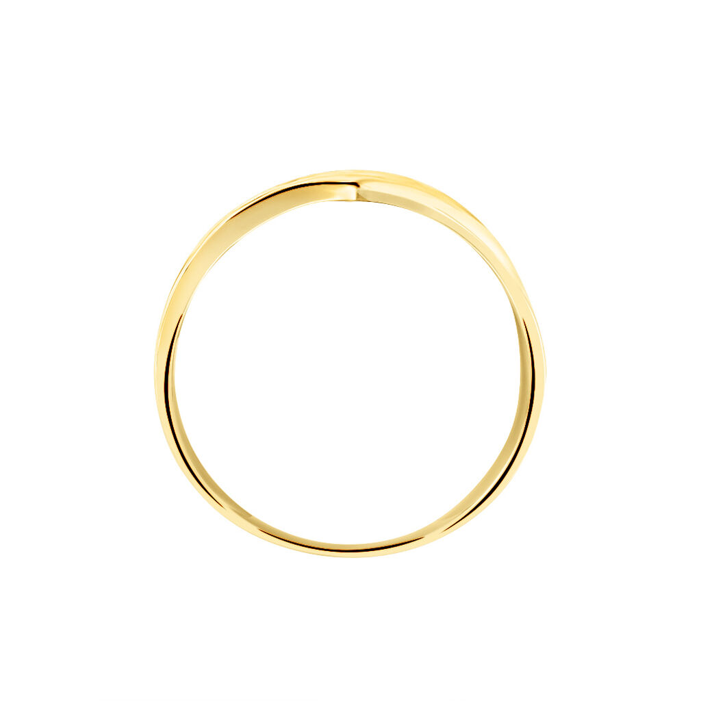 Bague Catharine 3 Rangs Or Jaune Diamant - Bagues avec pierre Femme | Histoire d&rsquo;Or