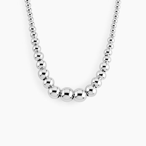 Collier Allure Argent Blanc - F&ecirc;te des m&egrave;res Femme | Histoire d&rsquo;Or
