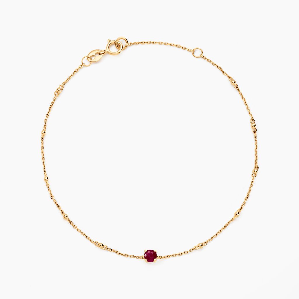 Bracelet Onora Or Jaune Rubis - Bracelets Femme | Histoire d’Or