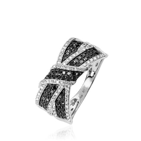 Bague Agnes Or Blanc Diamant - Bagues avec pierre Femme | Histoire d’Or