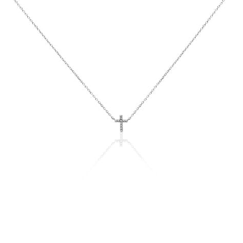 Collier Peyton Argent Blanc - Colliers fantaisie Femme | Histoire d’Or