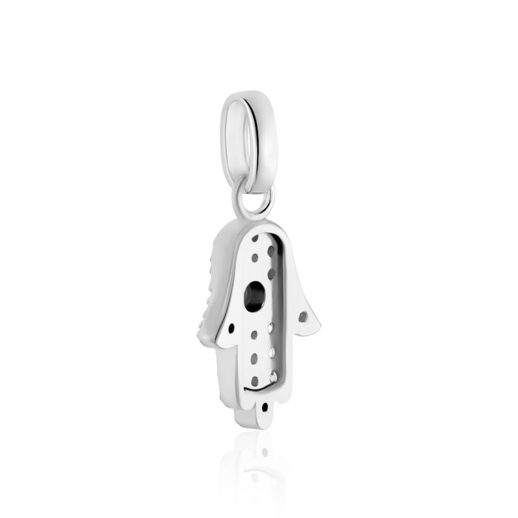 Pendentif Amelot Argent Blanc Oxyde De Zirconium - Pendentifs Femme | Histoire d’Or