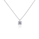 Collier Solitaire Argent Lylwenn - Colliers fantaisie Femme | Histoire d&rsquo;Or