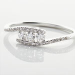 Bague Eternite Or Blanc Diamant - Bagues avec pierre Femme | Histoire d&rsquo;Or