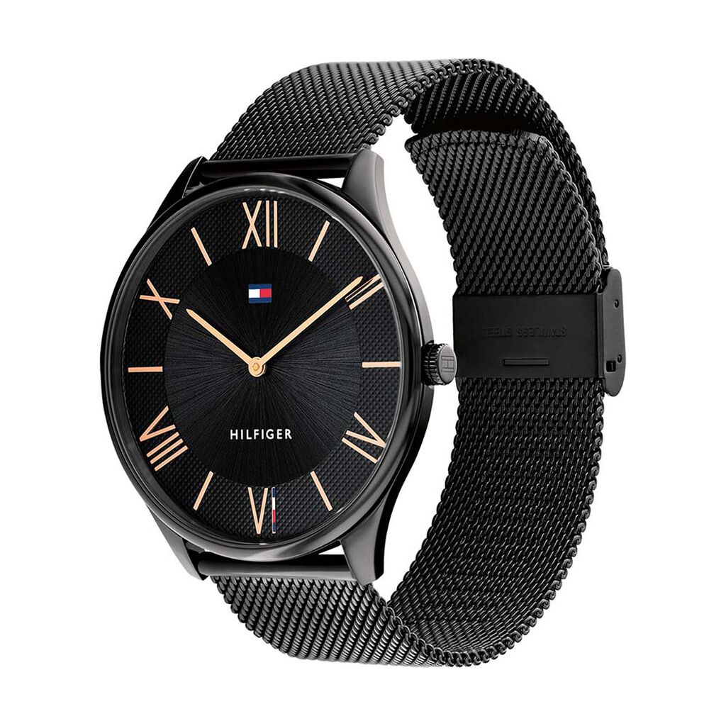 Montre Tommy Hilfiger Noir - Montres Homme | Histoire d’Or