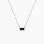 Collier Serafine Argent Blanc Lapis Lazuli Oxyde De Zirconium - Colliers fantaisie Femme | Histoire d&rsquo;Or