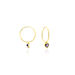 Créoles Marsie Coeur Or Jaune Amethyste - Boucles d'oreilles créoles Femme | Histoire d’Or