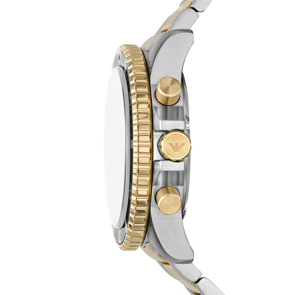 Montre Emporio Armani World Explorer Noir - Montres solaires Homme | Histoire d&rsquo;Or