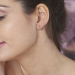 Boucles D'oreilles Puces Victoria Or Jaune Diamant - Clous d'oreilles Femme | Histoire d&rsquo;Or