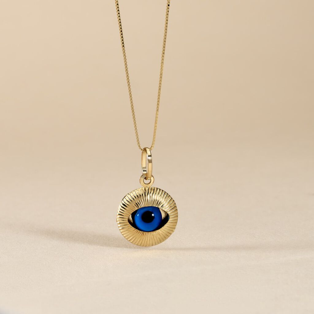 Pendentif Ivannie Oeil Or Jaune - Pendentifs Famille | Histoire d’Or