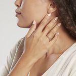 Alliance Strie Fantaisie Demi Jonc Classique Or Bicolore - Alliances Unisex | Histoire d&rsquo;Or