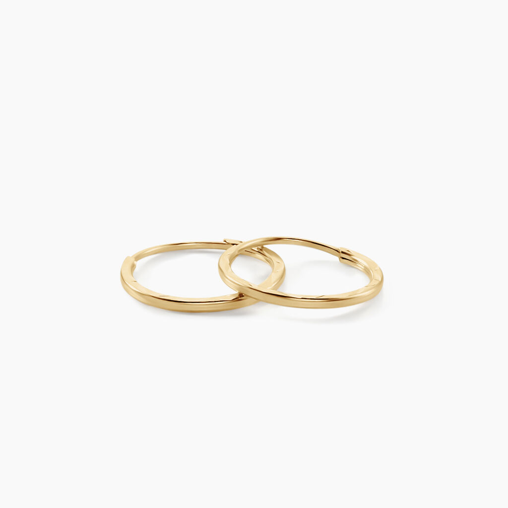 Créoles Valerina Or Jaune - Boucles d'oreilles créoles Famille | Histoire d’Or