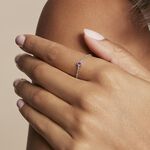Bague Rio Argent Blanc Oxyde De Zirconium - Bagues de fian&ccedil;ailles ronde Femme | Histoire d&rsquo;Or