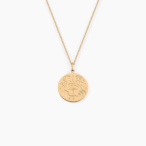 Collier Astro Plaqu&eacute; Or - Colliers Zodiaque Femme | Histoire d&rsquo;Or