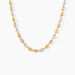 Collier Maille Dami Maille Grain De Cafe Or Tricolore - Chaines Femme | Histoire d’Or