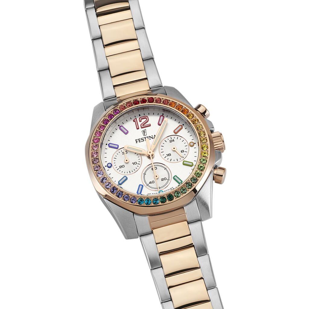 Montre Festina Boyfriend Blanc - Montres Femme | Histoire d’Or