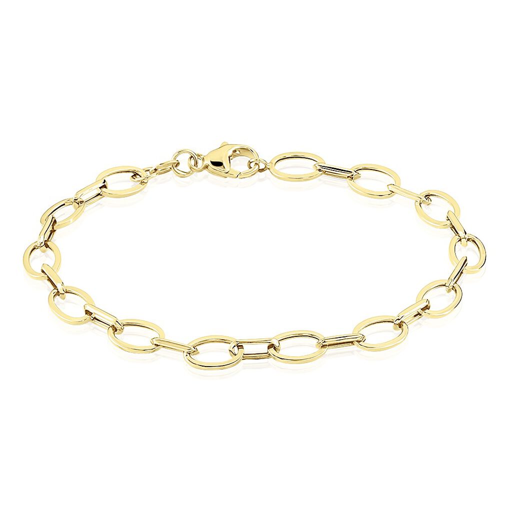 Bracelet Maille Or Jaune Crepinia - Bracelets cha&icirc;ne Femme | Histoire d&rsquo;Or