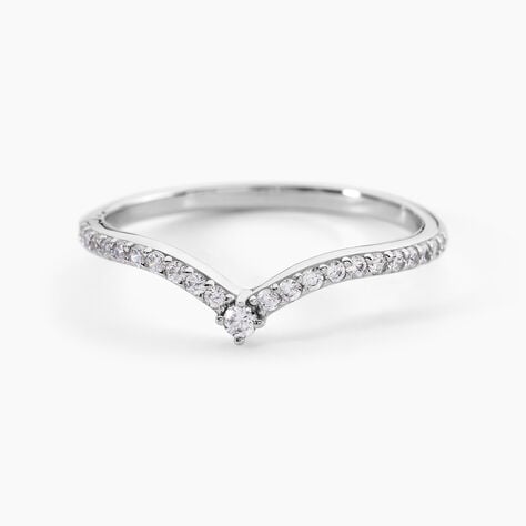 Bague Aile De Mouette Argent Blanc Oxyde De Zirconium - Cadeaux de naissance Femme | Histoire d&rsquo;Or