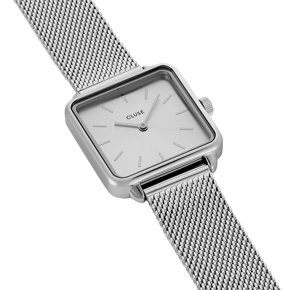 Cluse carre argent Outlet