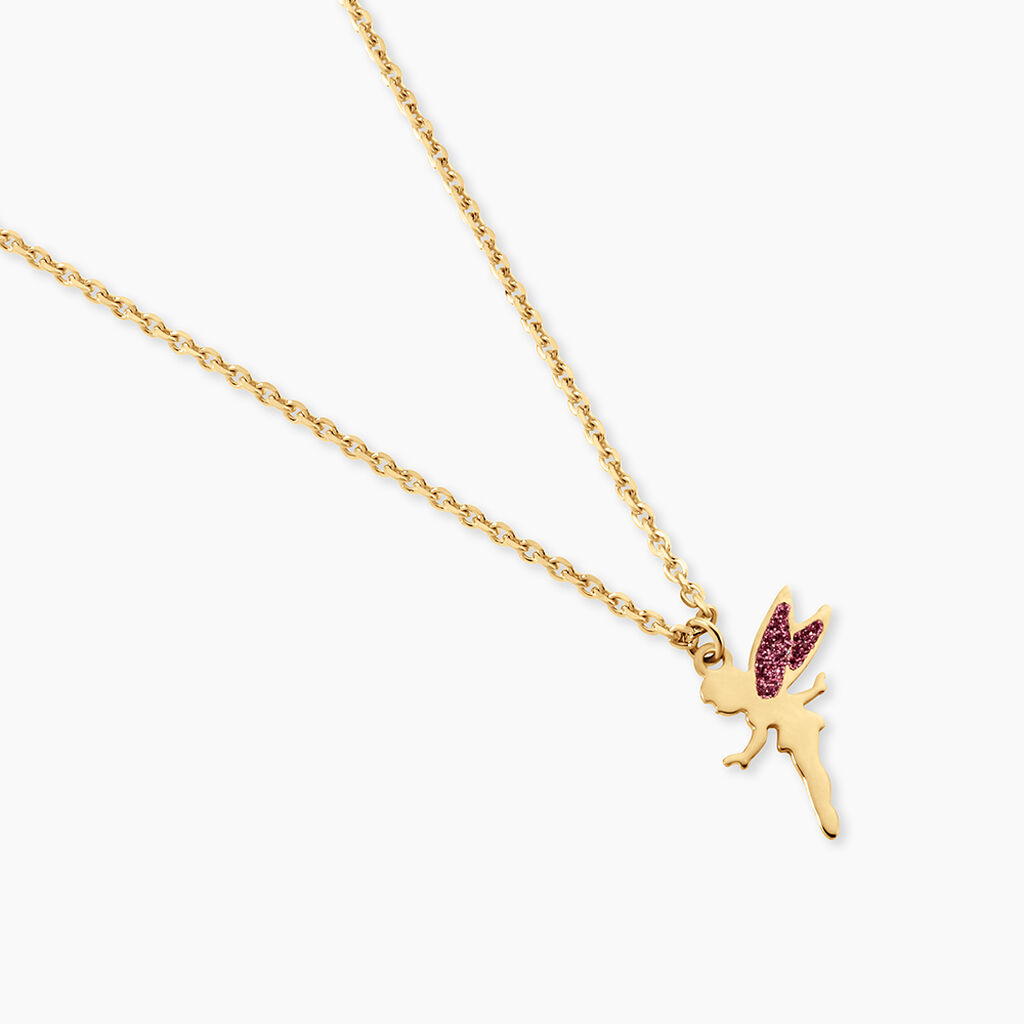 Collier Feelia Argent Dor&eacute; A L'Or 750/1000 - Colliers Enfant | Histoire d&rsquo;Or