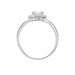 Bague Stelila Or Blanc Oxyde De Zirconium - Bagues solitaires Femme | Histoire d’Or