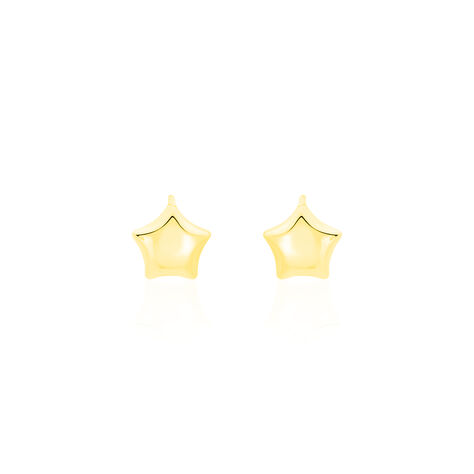 Boucles D'oreilles Puces Alphonsine Etoile Or Jaune - Clous d'oreilles Femme | Histoire d’Or
