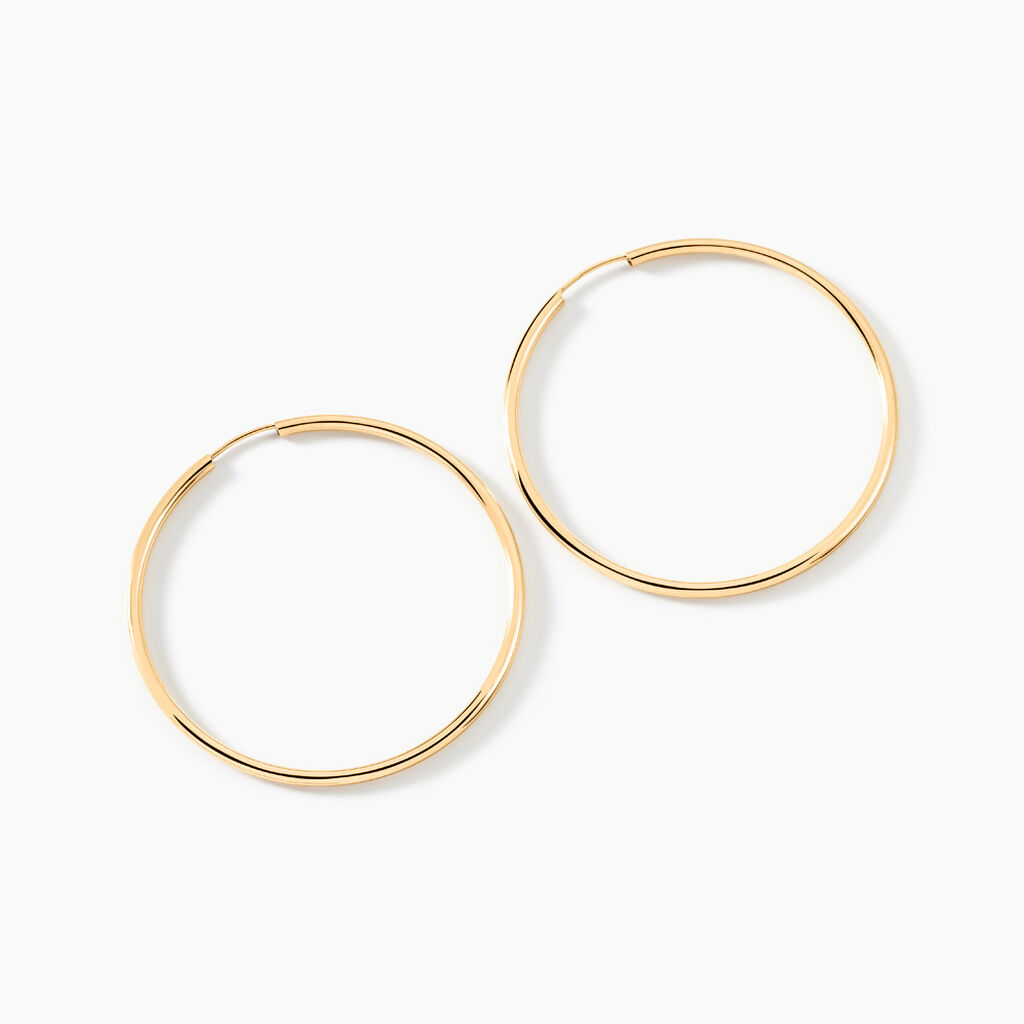 Créoles Valencina Or Jaune - Boucles d'oreilles créoles Femme | Histoire d’Or