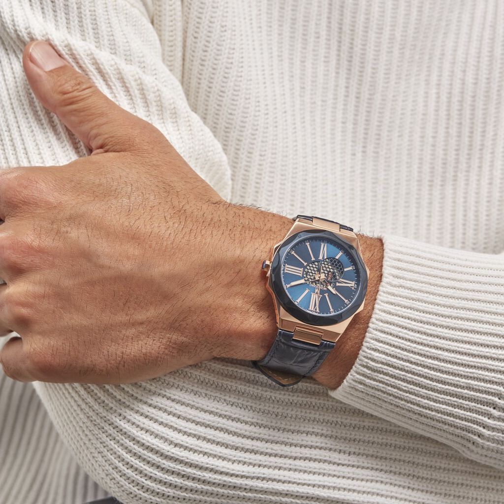 Montre Montignac Bleu - Montres Homme | Histoire d’Or