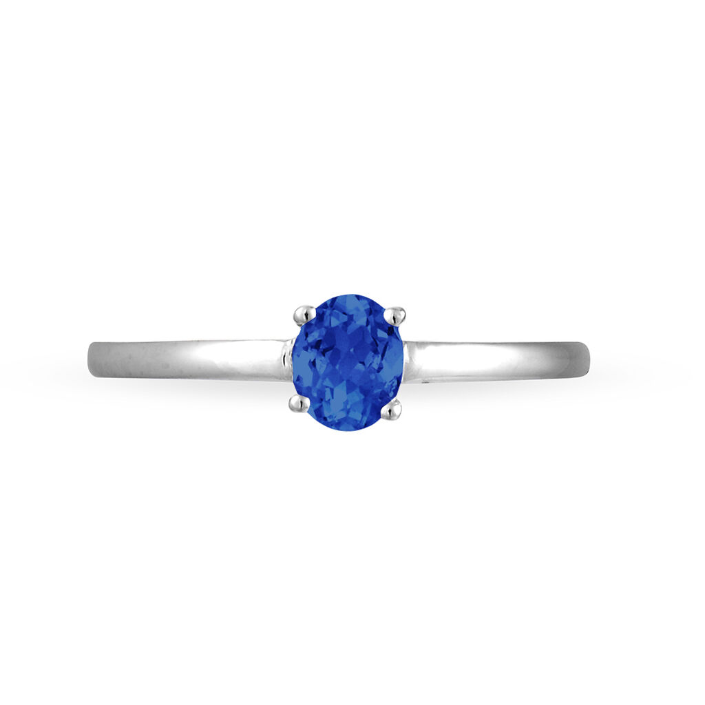 Bague Lily Or Blanc Saphir - Bagues solitaires Femme | Histoire d’Or