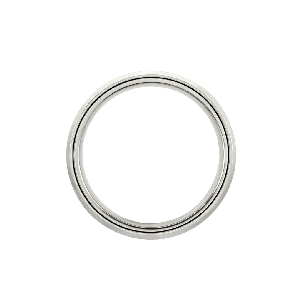 Bague Jourdan Iron Tungstene Blanc - Bagues Homme | Histoire d’Or