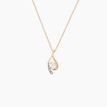 Collier Or Jaune Sagesse Oxydes De Zirconium - Colliers Femme | Histoire d&rsquo;Or