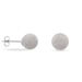 Boucles D'oreilles Puces Ayana Argent Blanc - Boucles d'oreilles fantaisie Femme | Histoire d’Or
