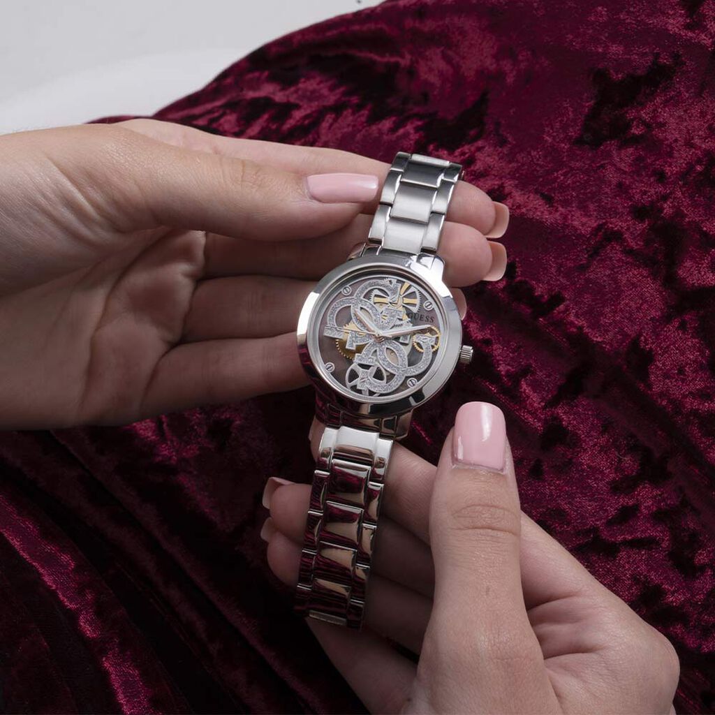 Montre Guess Quattro Clear Gris - Montres Femme | Histoire d’Or